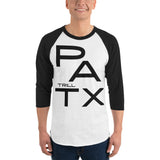 3/4 sleeve raglan shirt