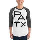 3/4 sleeve raglan shirt