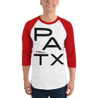 3/4 sleeve raglan shirt